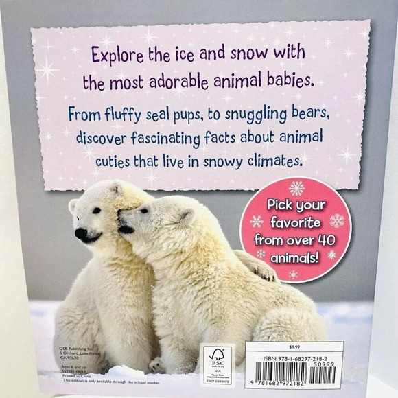 I LOVE SNOW BABIES Book Explore Over 40 Ice and Snow Adorable Animal Babies - Picture 2 of 5